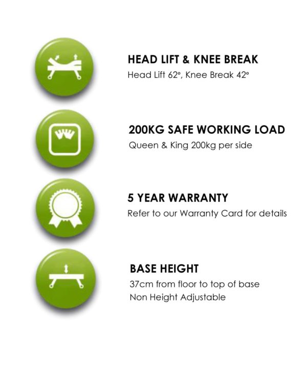 iCare IC111 Base Bed Specs