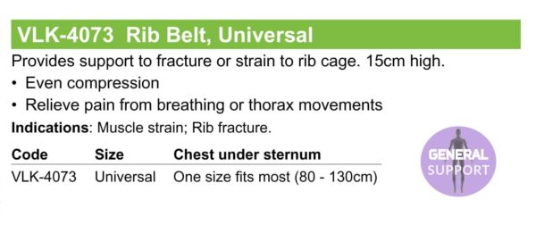 Rib Belt Universal Specs