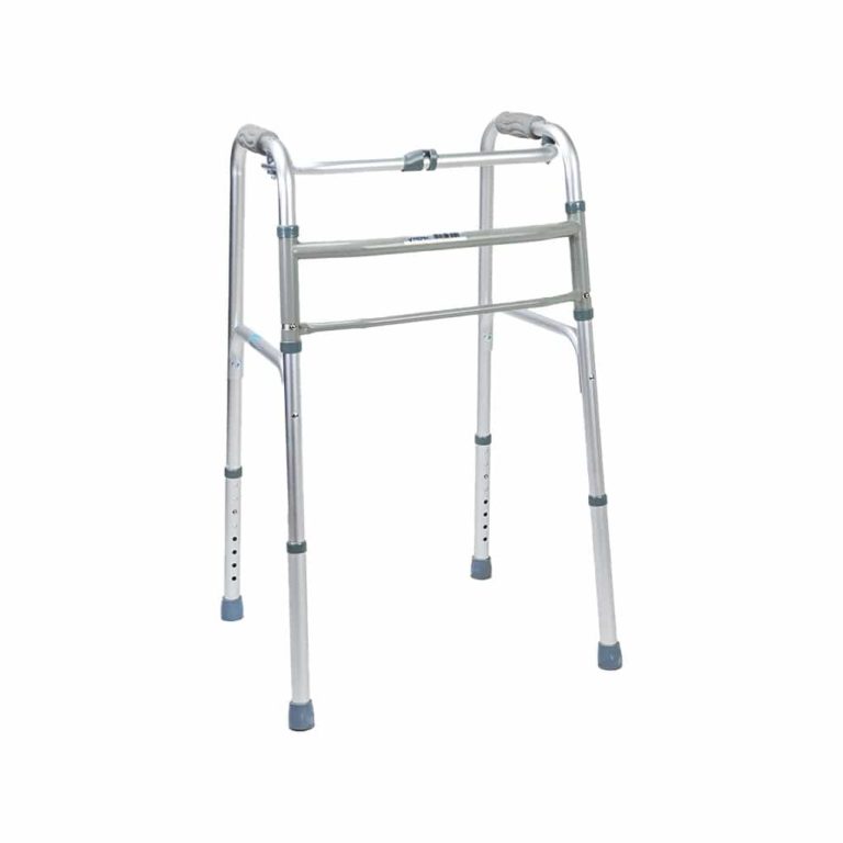 Peak Care Deluxe Aluminium Walking Frame No Wheels Balance Mobility
