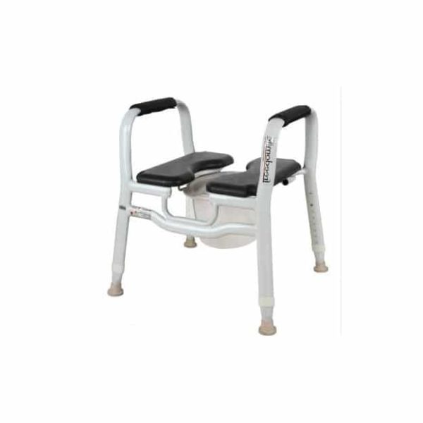 Split Seat Chair Over Toilet Aid