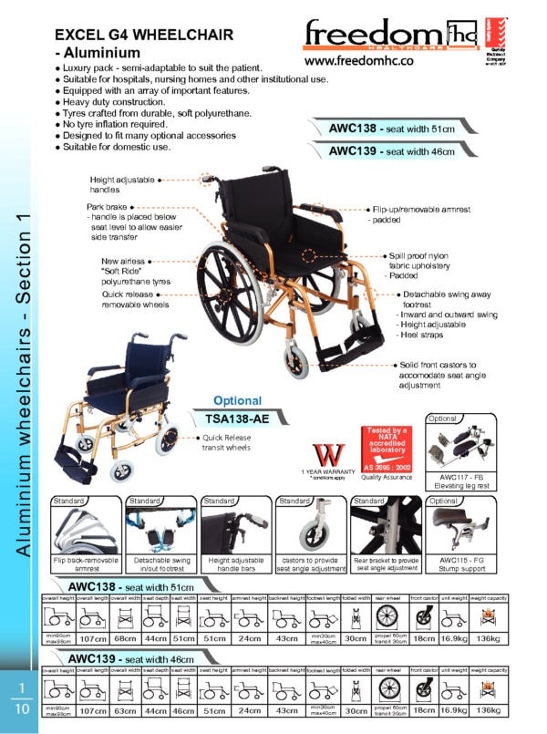 Excel G4 Wheelchair