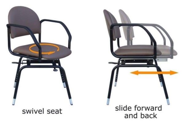 Swivel Seat WD Design Chair — Mobility Shop In Tweed Heads, NSW