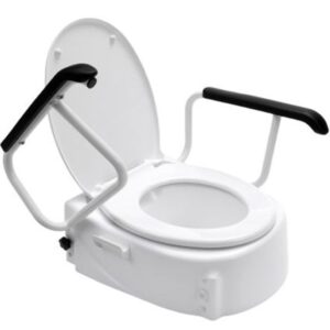 Better Living Adjustable Toilet Seat Raiser with Swing Back Arms