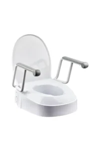Homecraft Adjustable Toilet Seat Raiser with Swing Back Arms