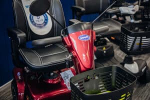 Close-up Of A Quality Mobility Scooter