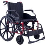 Manual Wheelchair - PQuip Heavy Duty Steel Wheelchair