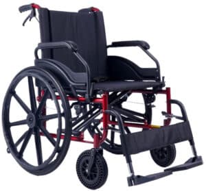 Manual Wheelchair - PQuip Heavy Duty Steel Wheelchair