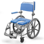 Homecraft Atlantic Wave Commode 18" Height Adjustable Self Propelled