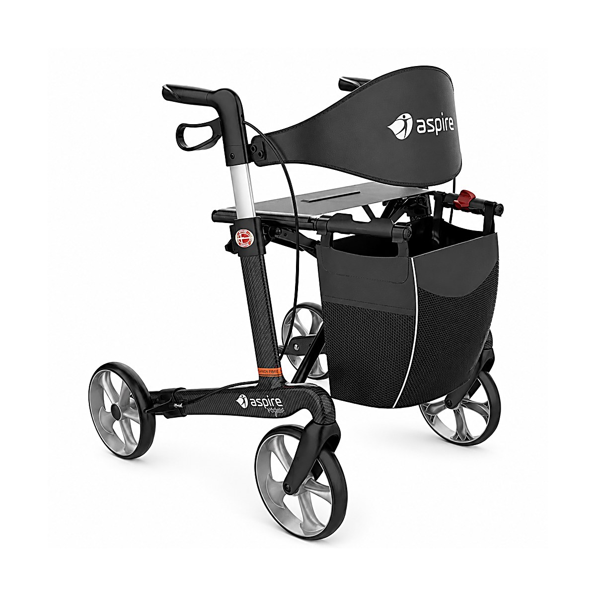 Rollator – Aspire Vogue Carbon Fibre
