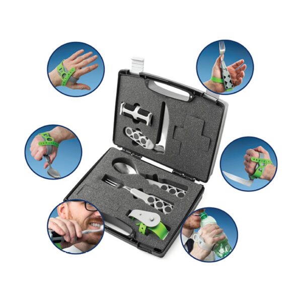 Tactee Complete Kit – Magnetic Assisted Devices for Hand Grasping (incl cutlery)