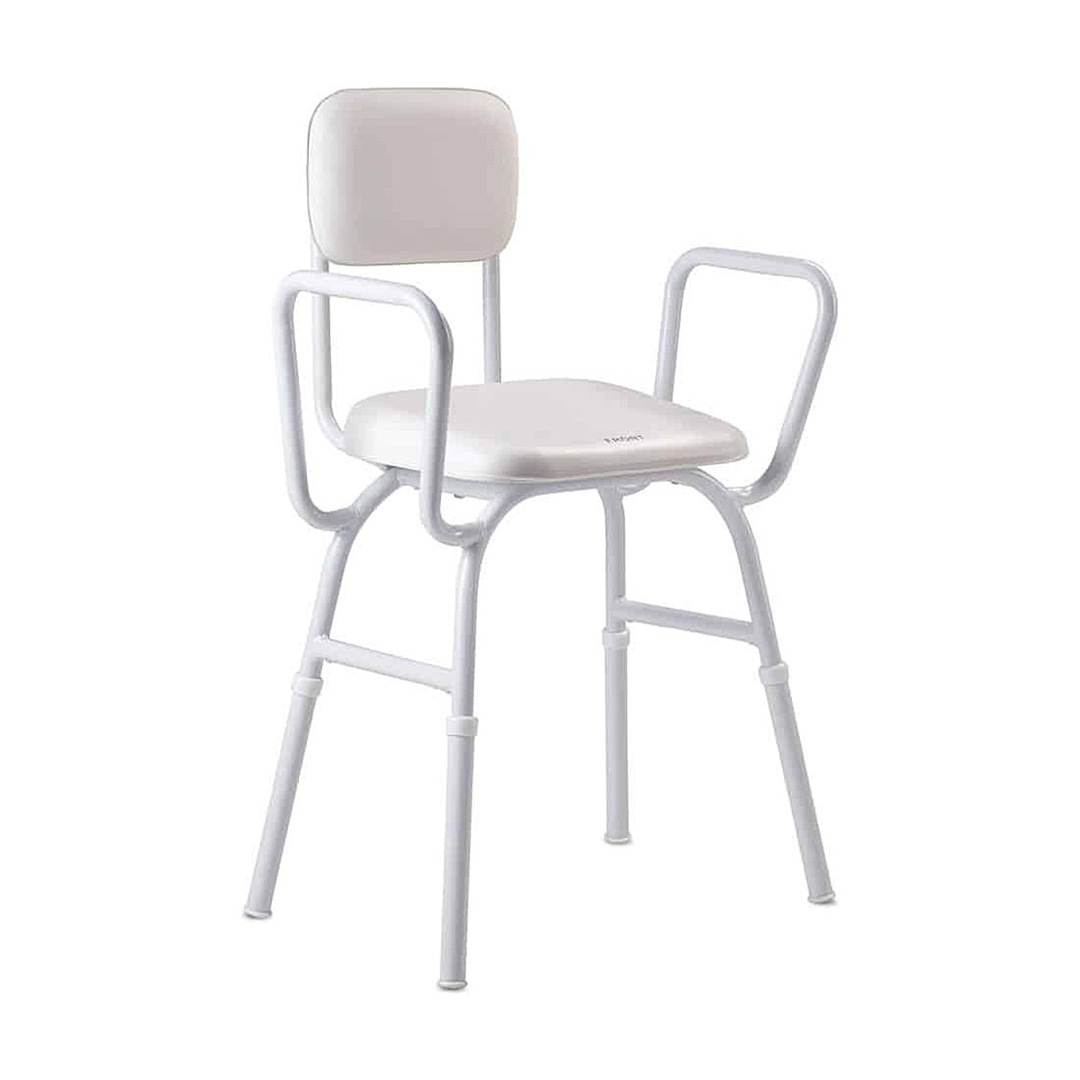 CareQuip Padded Shower Stool With Backrest SWL 125kg