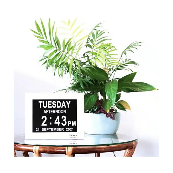 Dawn 8" Digital Calendar & Reminder Clock