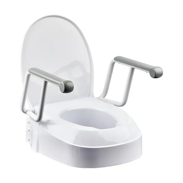 Homecraft Adjustable Toilet Seat Raiser with Swing Back Arms