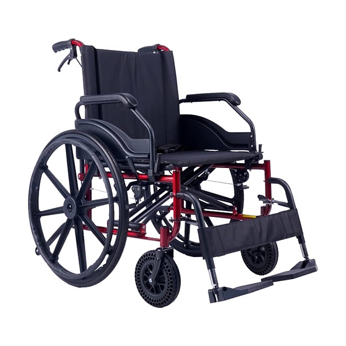 Manual Wheelchair – PQuip Heavy Duty Steel Wheelchair
